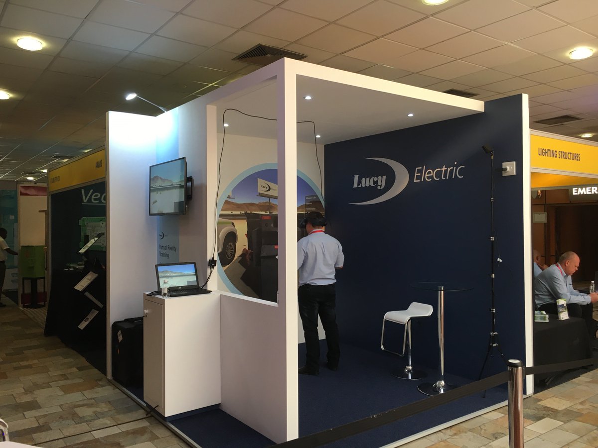 LucyElectricZA1's tweet photo. Lucy Electric's virtual reality display is currently being showcased at the AMEU Exhibition which is being held at the CSIR Conference Centre in Pretoria! #virtualreality #lucyelectric #innovation #ameu2018 https://t.co/EJHZ4sdLOh
