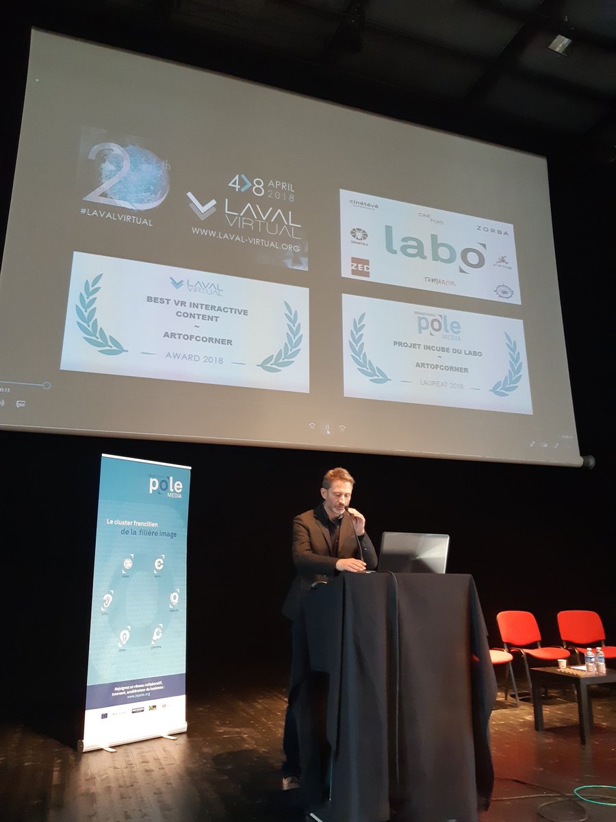 PoleMedia's tweet photo. #Labo2018 Pitch du projet Bourdelle produit par @ArtOfCorner #Labodiffuseurs https://t.co/WfePzPv3GZ