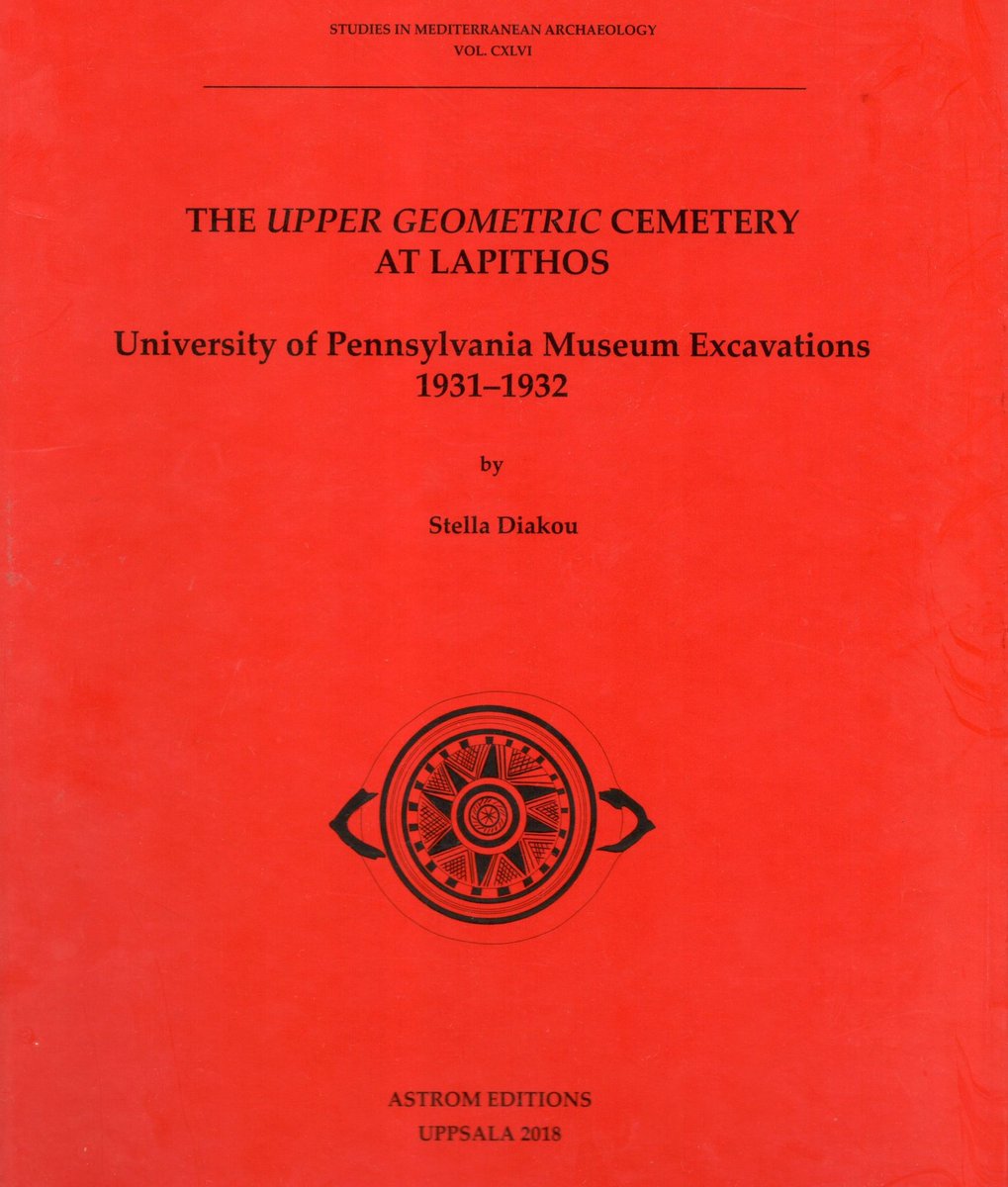 Check out the new book on Geometric Lapithos Cemetery, a work of our member Stella Diakou! 
For more information:  astromeditions.com/books/book/?ar…

#cyprusarchaeology #archaeologiacypria #cyprus #newbook #lapithos #historyandarchaoelogy #instaarchaeology