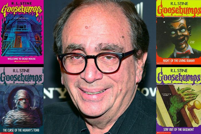 Happy 75th Birthday to R.L. Stine! The author of the Goosebumps books. 