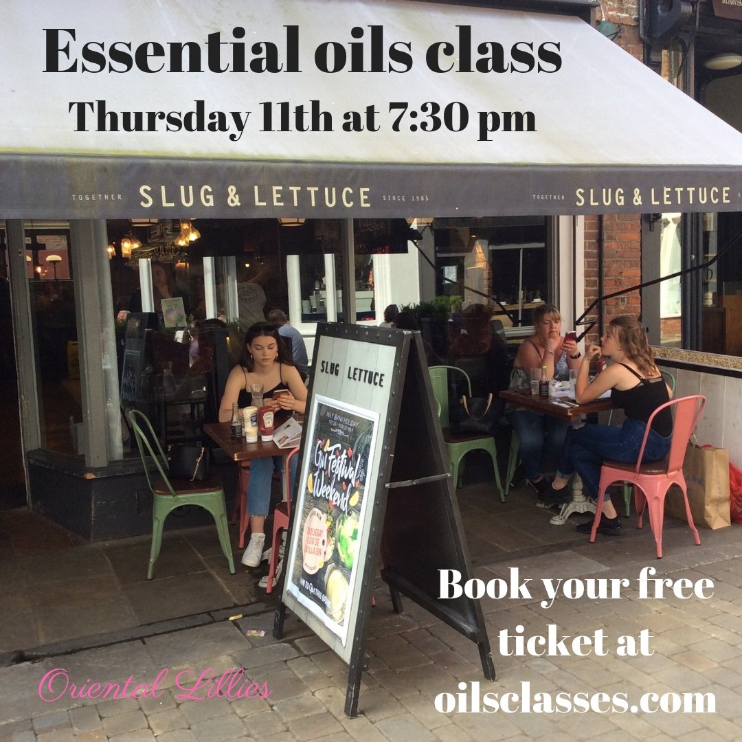 LOOKING FOR A NATURAL SOLUTiON TO YOUR FAMILY'S HEALTH ISSUES? Find one at our #essentialoils class this Thursday 11th October 7:30-9:00 @ <a href="/SlugWinchester/">Slug Winchester</a> #Winchester. Book your free place @ oilsclasses.com       Love, Liz x <a href="/winchesterblogs/">Winchester Bloggers</a> #oilseducation <a href="/doterra/">dōTERRA Essential Oils USA</a>
