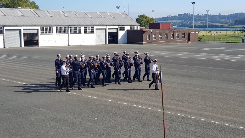 HMS_Raleigh's tweet photo. Next up the #Hanson18 Port Class take their turn for Guard selection.  It's a tense competition. https://t.co/5mj2I1C6nj