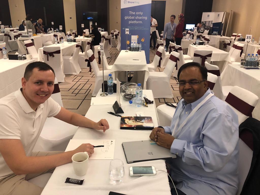 ZAGGProtocol's tweet image. Our founder, @rajnphani &amp;amp; Product Manager, Rohan were at the International Crypto Currencies Investment Congress talking about our unique #protocol with fellow #blockchain enthusiasts and potential #investors. 
Here a sneak at the interactions that happened!
#ZAGGProtocol #ICCIC
