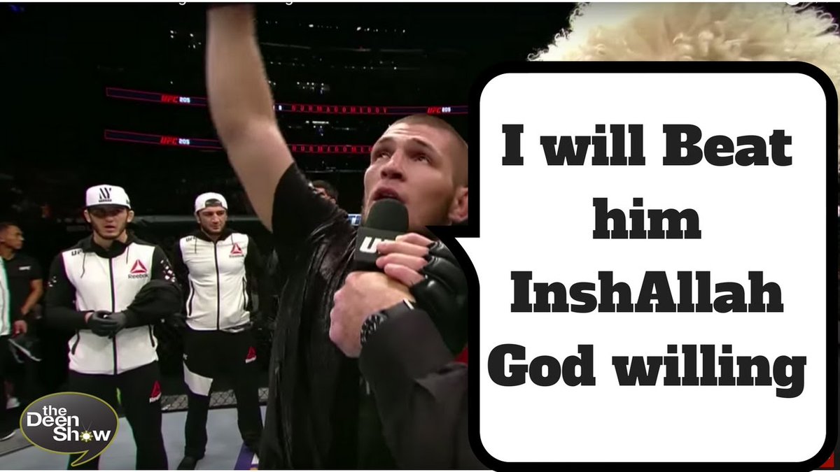 Dia aja sang legend,masi tetap tersinggung jika agama,negara,dan ayahnya dihina..masikah kita akan berdiam diri jika hal serupa trjdi kepda kita kaum muslim di indonesia?? 

kemenangan Khabib atas kafir conor gregor salah satu tanda bangkitnya Islam.

#2019PrabowoPresiden