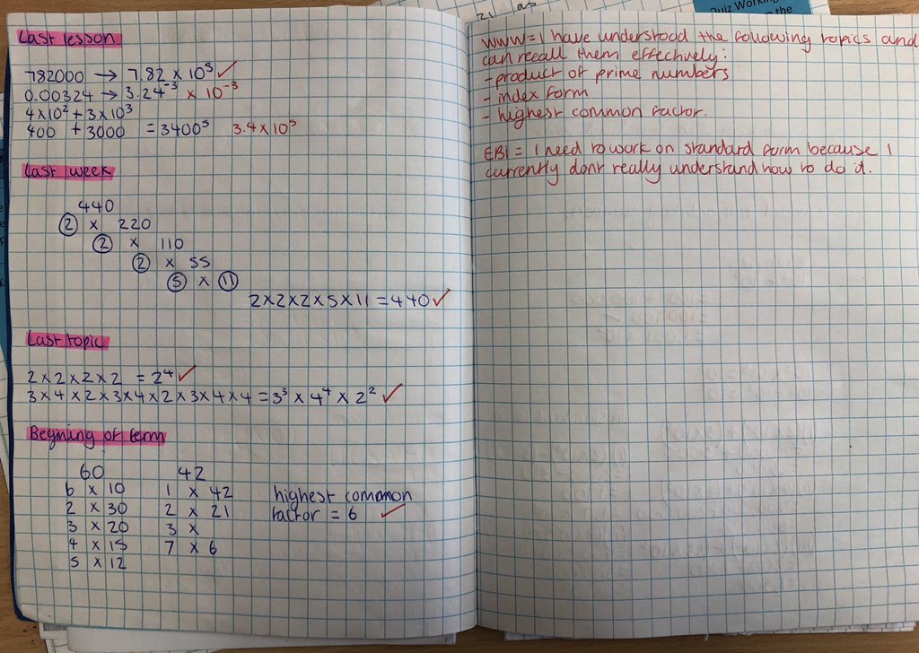 MrWagnerMaths's tweet photo. Recall task - DIRT - HegartyMaths working really well with year 10 pupils independently closing gaps in their understanding #recall #maths  #structurestrips @Radyr_LT @hegartymaths https://t.co/aQ2Oh5kZAw