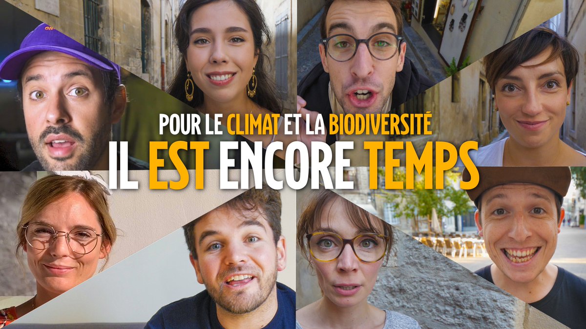 Avec 19 Youtubeurs on s'est rassemblés pour lancer un appel à la mobilisation générale pour le climat ! Tu rejoins la tribu ? 

PARTAGE cette vidéo si, toi aussi, tu sais qu'#IlEstEncoreTemps !
▶️ youtu.be/SVPcRqdoAVg 
▶️ ilestencoretemps.fr