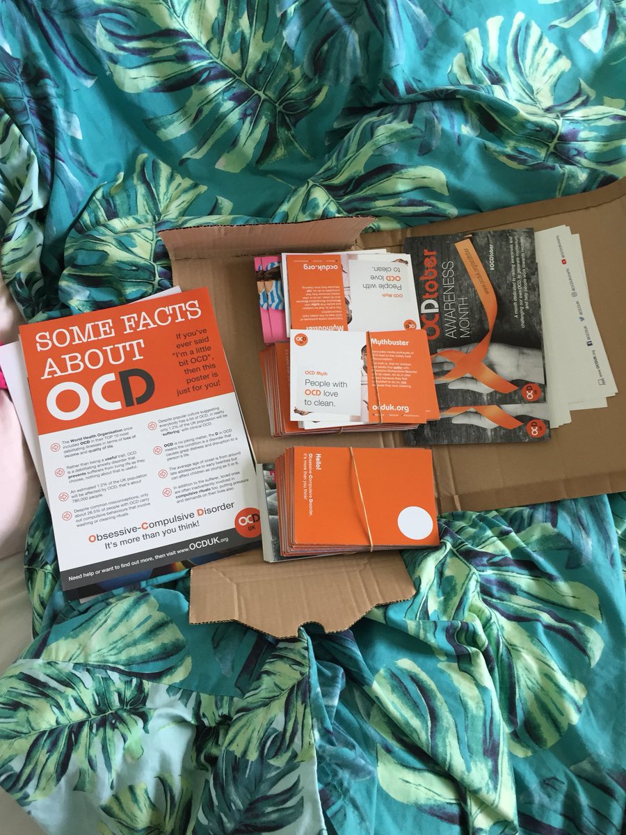 Blimey, this lot is going to keep me out of mischief!!! Let’s go! 🙌🏻🙌🏻 #ocdtober #ocdweek #ocd #tamingolivia #realocd @AshleyFulwood @OCDUK