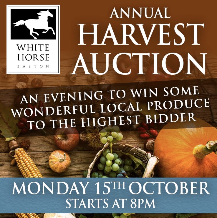 Harvest Hamper competition! 🌾
Create your own lovingly made hamper for no more than £5, any theme; produce, spa, pets!Bring along to the pub by 7pm Monday 15th. The hamper that raises the most money will win a prize! 
#localsupport #harvesttime all proceeds go to Baston Church