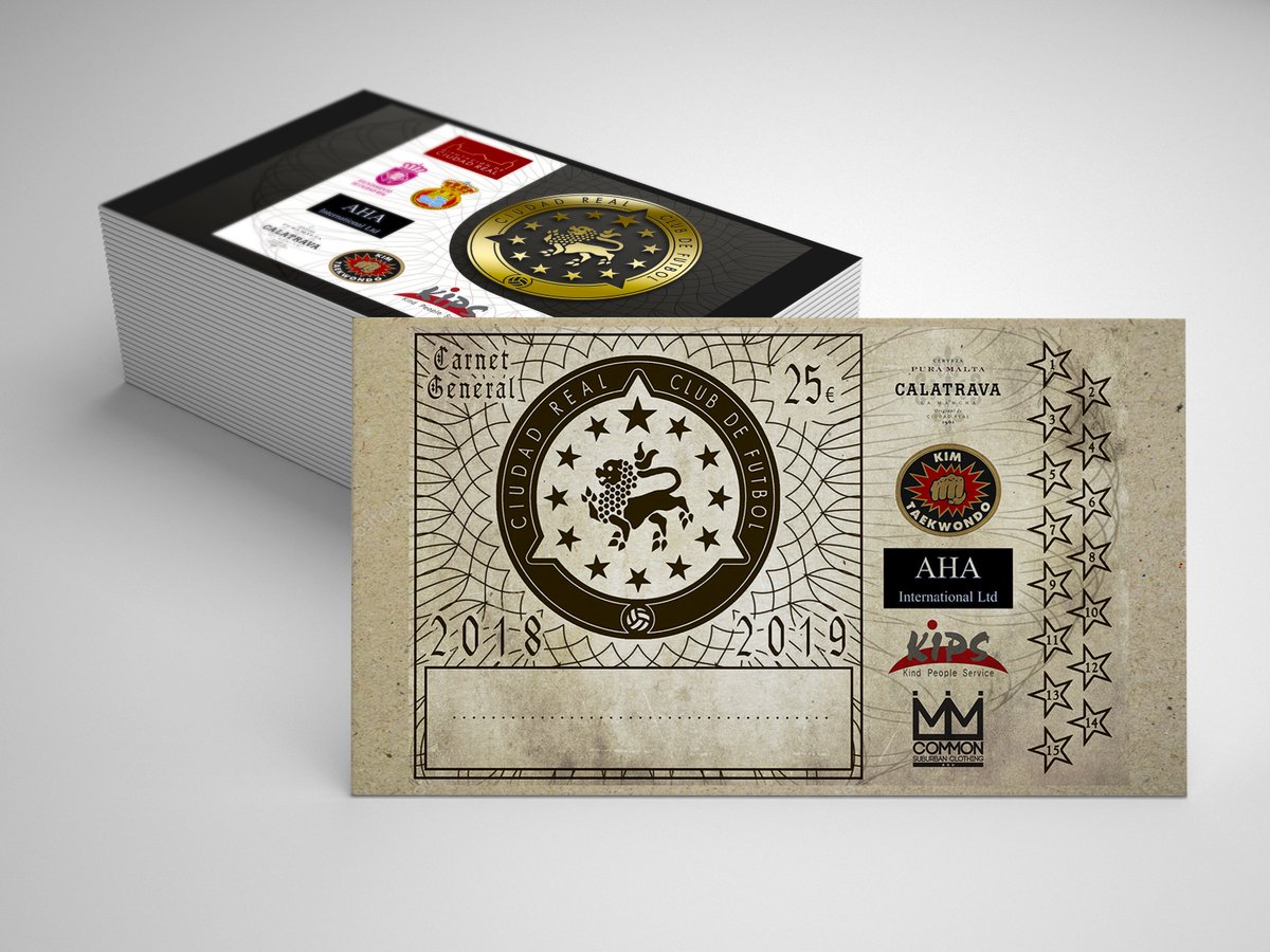 COMMONSCLOTHING's tweet image. Hola! queremos anunciar un NOTICIÓN! Ya somos oficialmente COLABORADORES con @ciudadrealcf podéis haceros socios/as por 25€ con registro en la web ciudadrealcf.es o en la taquilla del estadio. Esto es fútbol! Mucho apoyo al deporte!