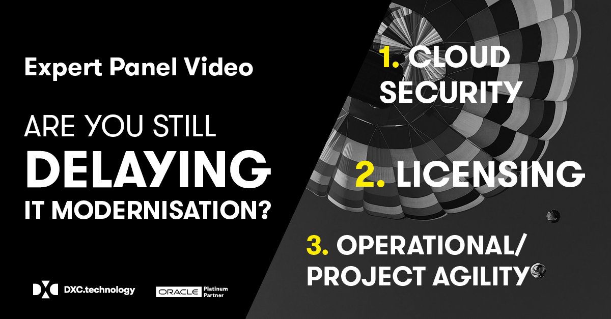 oracleemeaps's tweet photo. Watch as industry experts break down licensing, #security operational agility and how to accelerate your transition to the Oracle Cloud at #OracleDXC : https://t.co/6D6pmBSKlO #emeapartners @fjtorres @oracleemeaps @oraclepartners @OracleCloud #Cloud @oracleerpcloud @oraclepaas https://t.co/pmBxy2lYlz