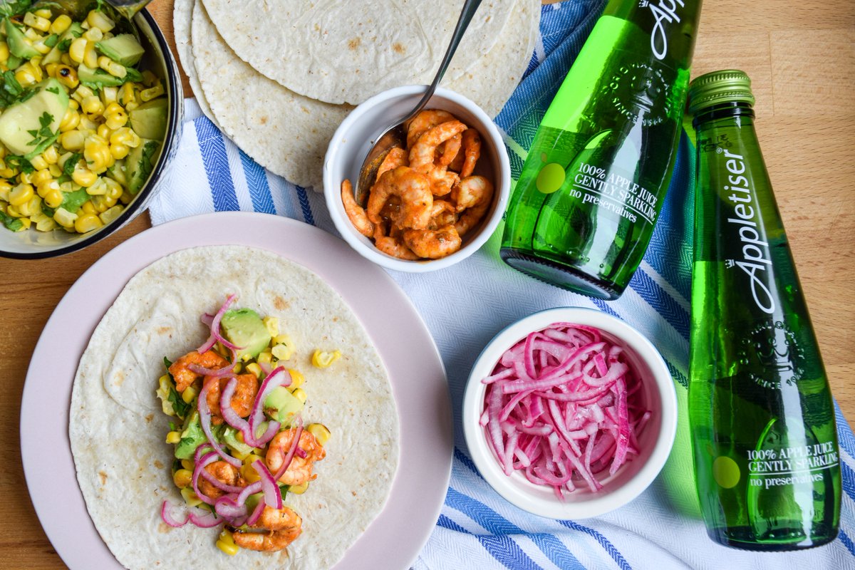 Appletiser UK (@appletiseruk) on Twitter photo Are you looking for the perfect easy but delicious meal to make for dinner tonight? Cook up <a href="/makingmewonder/">Rachel Phipps</a> Cajun Prawn Tacos with Barbeque Corn & Avocado Salsa, add an Appletiser for the #PerfectPairing bit.ly/2Rgsjdv Are you looking for the perfect easy but delicious meal to make for dinner tonight? Cook up <a href="/makingmewonder/">Rachel Phipps</a> Cajun Prawn Tacos with Barbeque Corn & Avocado Salsa, add an Appletiser for the #PerfectPairing bit.ly/2Rgsjdv