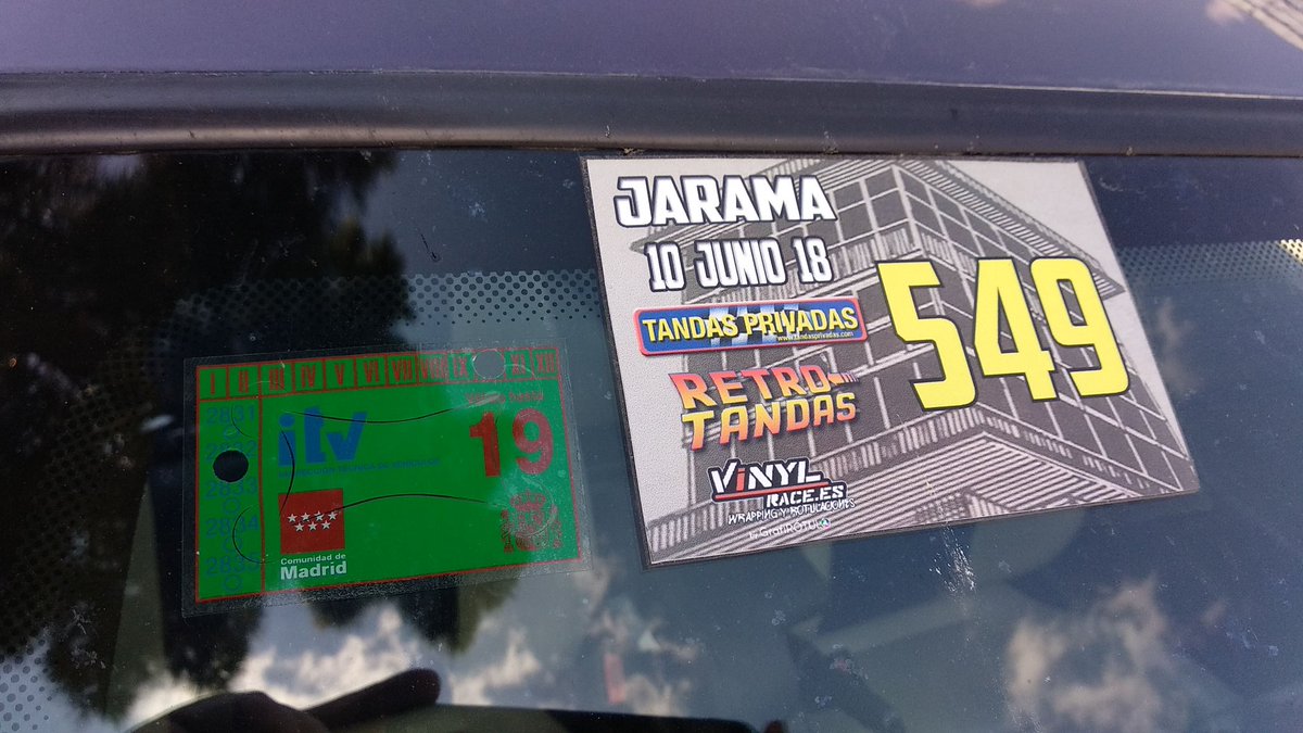 4Wheels4FunBlog's tweet image. Nunca me ha dado tanta alegría poder poner una pegatina al coche