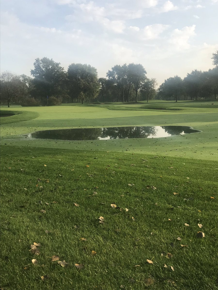 NCCTurf's tweet photo. Rain 4 of the last 6 days.  51 bunkers flooded https://t.co/dSZB7gjzp3