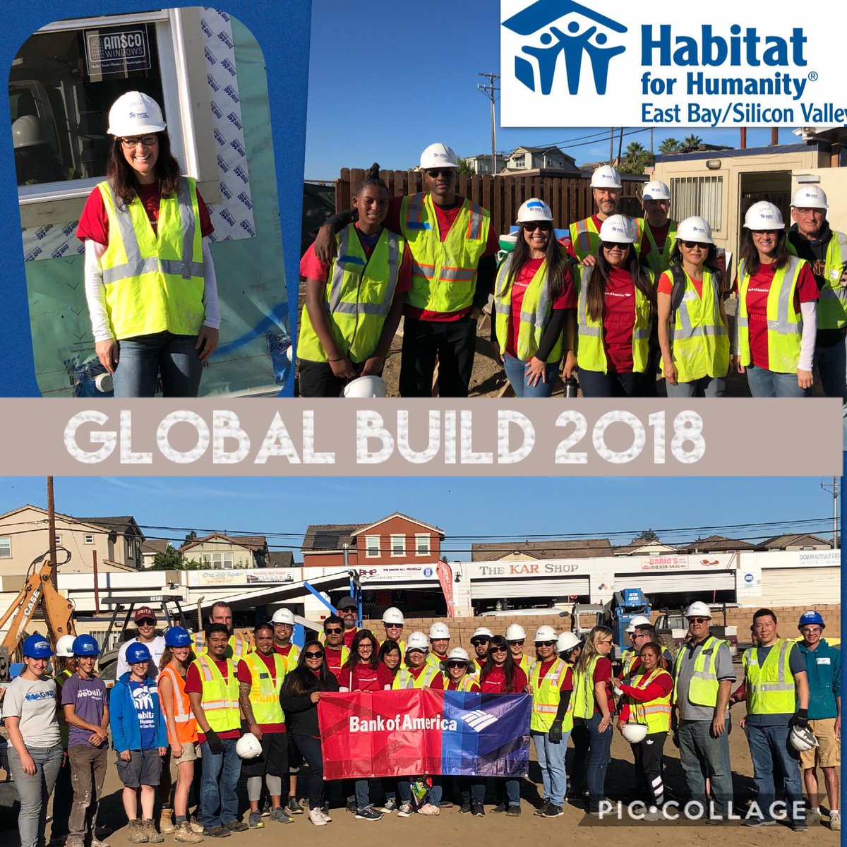 HeidiRacherla's tweet photo. Thousands of global teammates joined in the 5th Annual @Habitat_org @BankofAmerica #GlobalBuild this week, marking 30+ years partnering. Thanks to local @HabitatEBSV @HabitatGSF & #BofAVolunteers for making a vital impact in #Bayview & #CentralCommons https://t.co/lkOCAv6BL5 https://t.co/PmE3EHz6PL