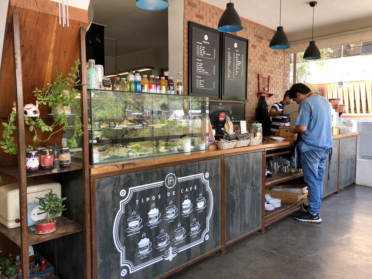 digSolutionsLLC's tweet image. A Cup o’ Joe for Jo &amp;amp; Craig...
When in Santiago, we hit up our fave ‘ffeinery - Faustina Café. ☕️ The coffee’s sublime, the food’s moreish, and if you’re lucky, you meet (and pat) Fiona and Frida - the owners’ lovable Frenchies. ❤️🐾🐾 #hola #santiago #coffee #faustinacafe