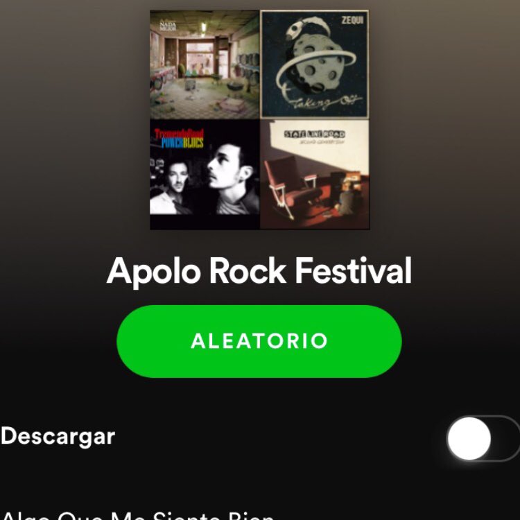 ApoloRockFest's tweet photo. Ya puedes escuchar las canciones que han sonado ediciones atrás en el  #ApoloRockFestival, y las que podrás disfrutar en la sexta edición el 3 de Noviembre. Cuál es tu preferida? Cuál echas en falta? https://t.co/pBpHqIRs6w