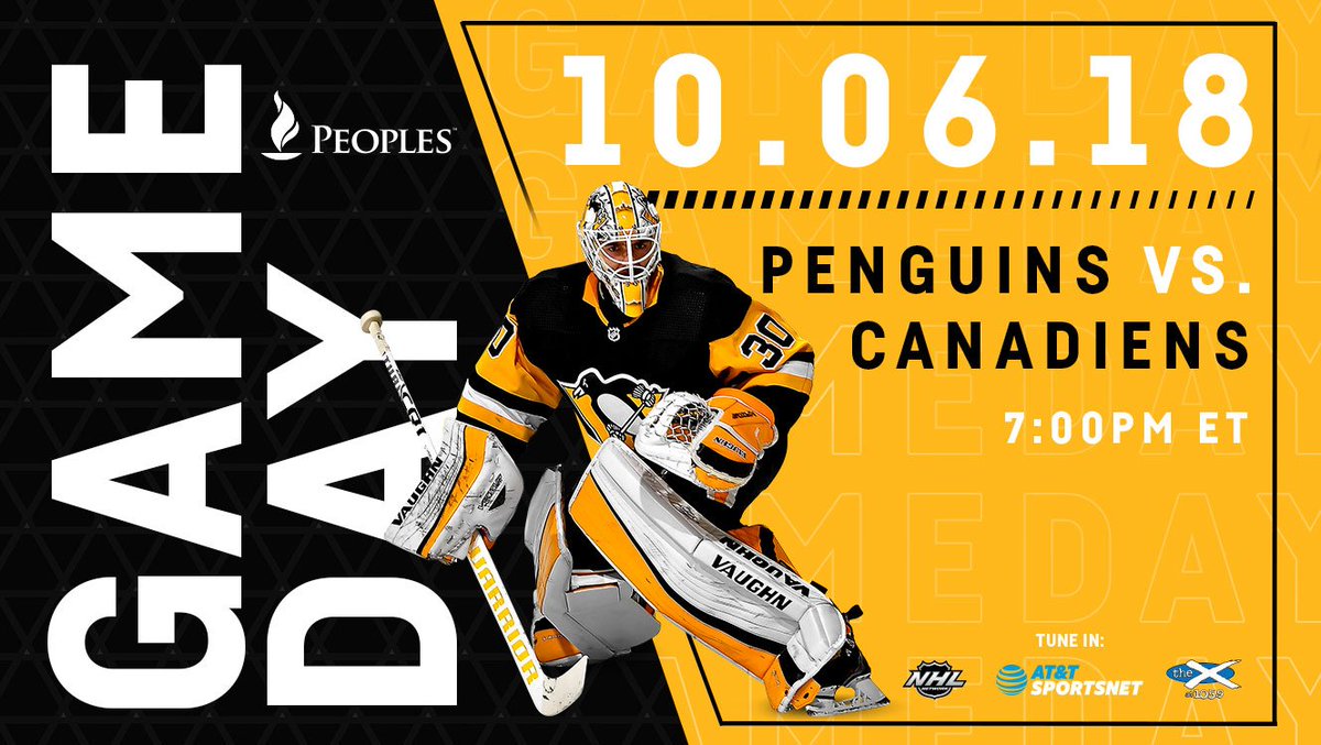 penguins's tweet photo. It's a HOCKEY NIGHT in PITTSBURGH! https://t.co/22qWi2hVjN
