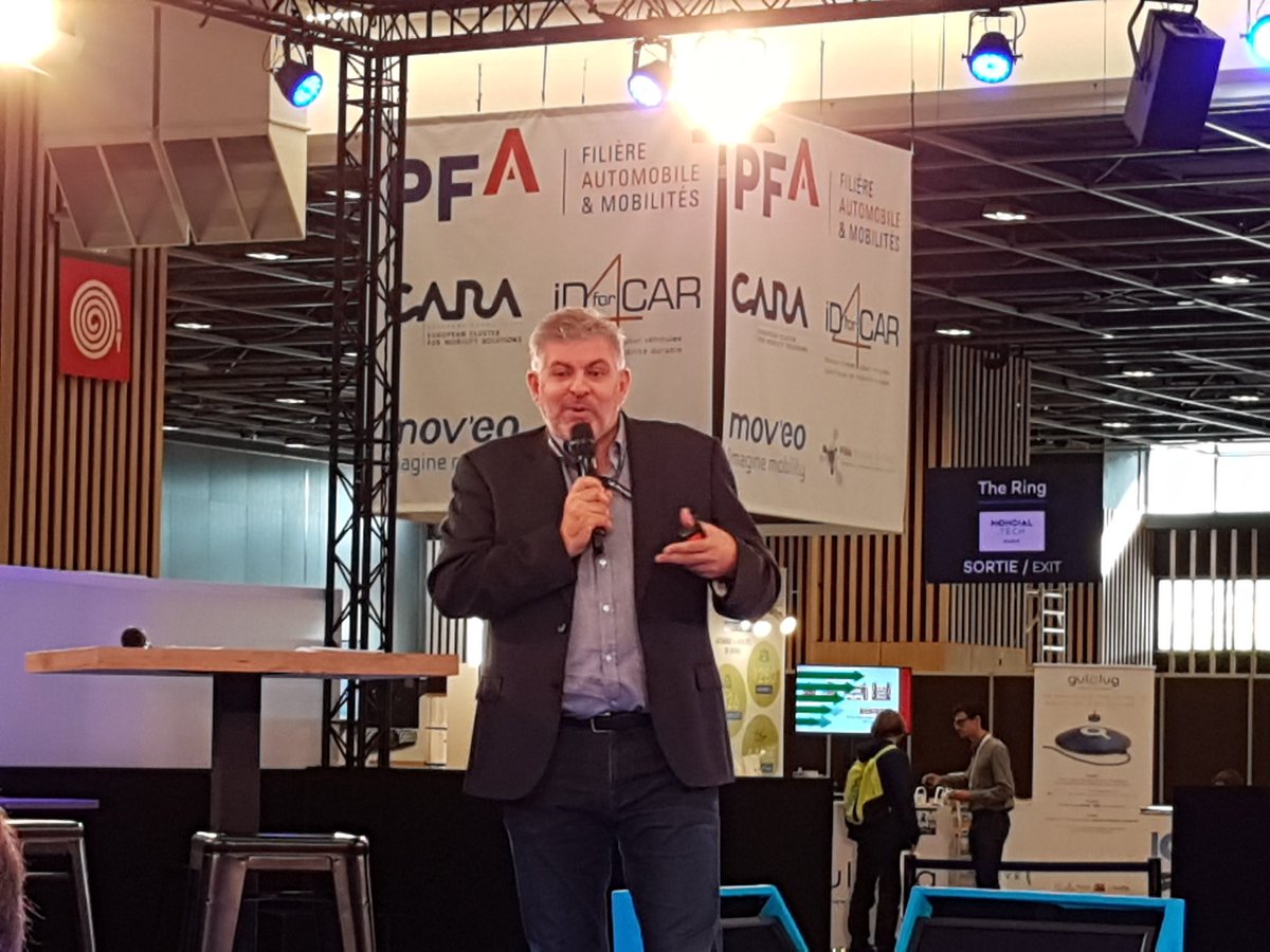 ID4MOBILITY's tweet photo. Les innovations dans la filière automobile et la roadmap de la tête de filière @PFA_auto avec Jean-Luc Brossard dans l'une des dernières interventions @mondial_tech https://t.co/QDXUV4HXfO
