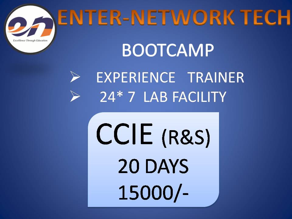 ENtech7725's tweet image. #EnterNetworkTech· 
#CCNABOOTCAMP
#20DAYDURATION
#ExperiencedTrainer
#www.enternetworktech.com 
Address - U-197,FIRST FLOOR VIKAS MARG Shakarpur,laxmi Nagar,Near Bank Of Baroda Delhi - 92 contact us - 8810683636