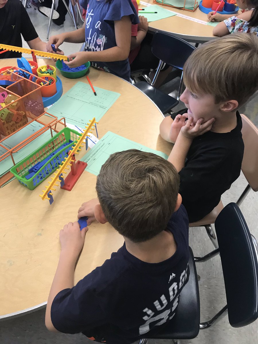 Our first day at Math Lab! Had fun balancing equations!