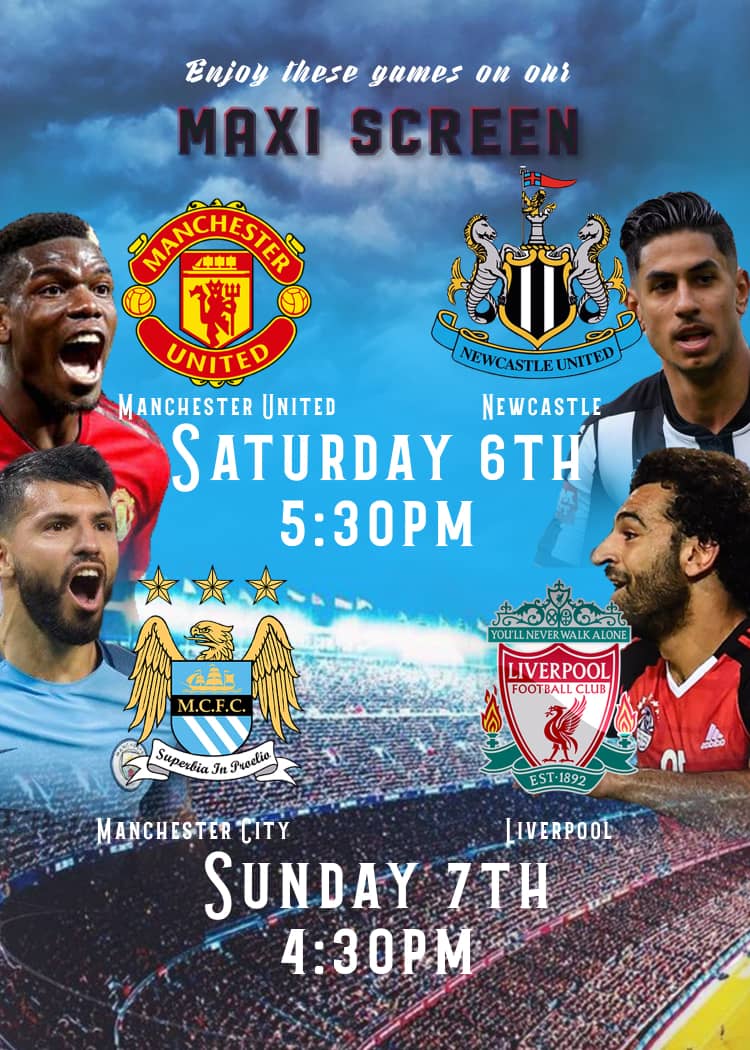 AlbaLounge's tweet photo. It's a Super @epl Cracker this weekend!!! Come enjoy amazing meal deals while watching your team play on the largest LED screen on the island in Alba Lounge. 1 Anifowoshe street off Adeola Odeku or off Kofo Abayomi street Victoria Island, Lagos. @kallyjoe @SegunThePundit https://t.co/dNAv4bSfbF