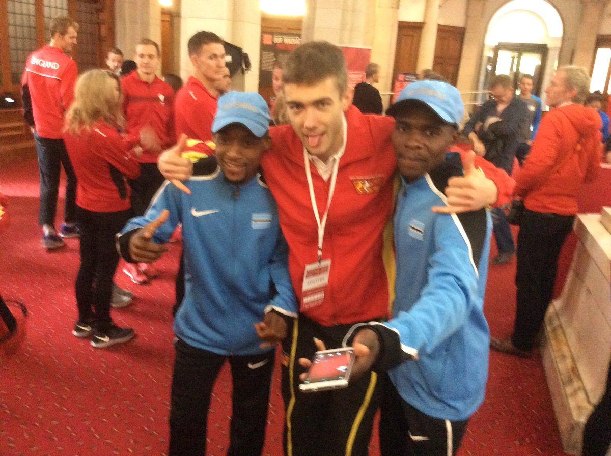 cardiffuni's tweet photo. We’re v proud to welcome the elite #Commonwealth athletes to @cardiffuni Main Building ahead of the #CardiffHalf Commonwealth Half Marathon tomorrow - good luck to you all. Our Deputy VC @KarenHolford talked about our strong links to Commonwealth countries. https://t.co/u0yjENFj8E