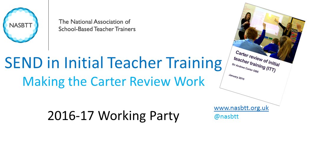 Everyone agrees we should develop a more substantial #SEND training package for trainee teachers &amp; #NQTs. Working with <a href="/NASBTT/">NASBTT</a> - had the chance to do just that! Here <a href="/OptimusSEND/">Optimus SEND</a>
oego.co/SEND-ITT @EHollisNASBTT &amp; I share our thoughts on #ITT Toolkit, used by @UCET_UK too.