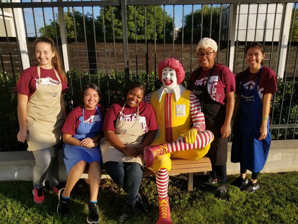 Thank you lovely volunteers for working at the Ronald McDonald’s House!! You guys rock!