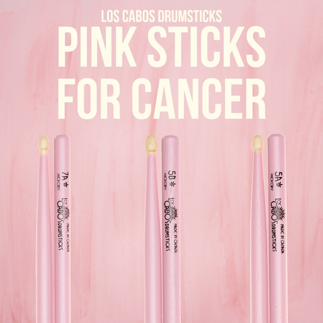 loscabossticks's tweet photo. #October is #BreastCancerAwarenessMonth! Don't forget to pick up your pair of pink drumsticks and help us raise money for breast cancer awareness and research!
#LosCabosDrumsticks #PinkSticks #BeatCancer #BreastCancer #DrumGear #Drumsticks #DrumFam #DrumLife #Drums https://t.co/ummjkI0Ax3