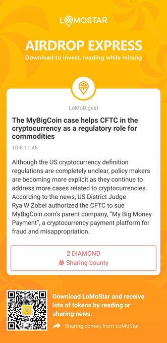 Download LoMoStar and immediately participate in reading mines click https://t.co/9GTH8QeOiu to download
