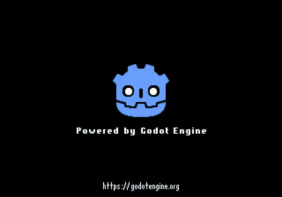 staticfruit's tweet photo. No programming, but new graphics and a nice pixelated splash screen for #GodotEngine :) #gamedev #pixelart #screenshotsaturday https://t.co/Fd1olzUVIj
