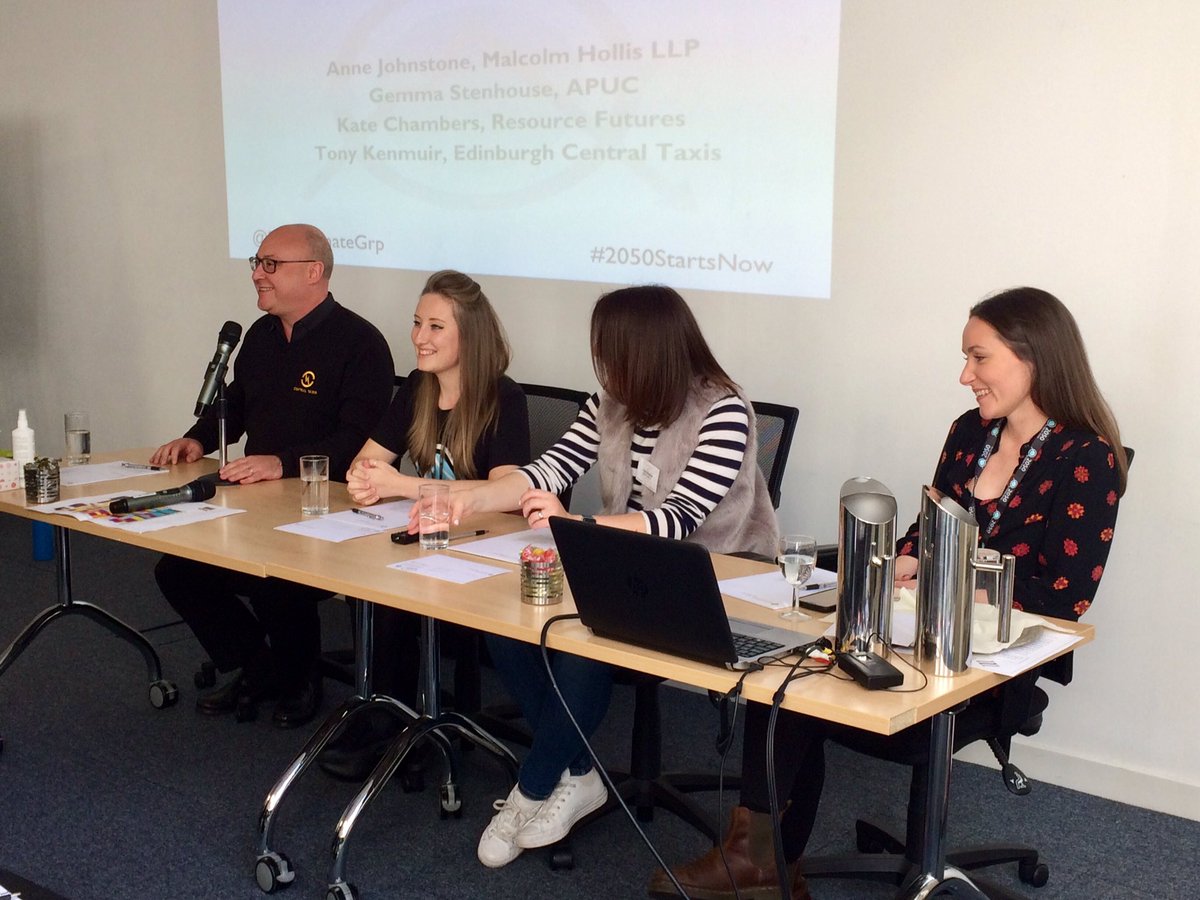 2050ClimateGrp's tweet image. Great to hear more about what Edinburgh Central Taxis do - loads of creative stuff happening behind the scenes - amazing! #beyondthetarget #2050climategroup