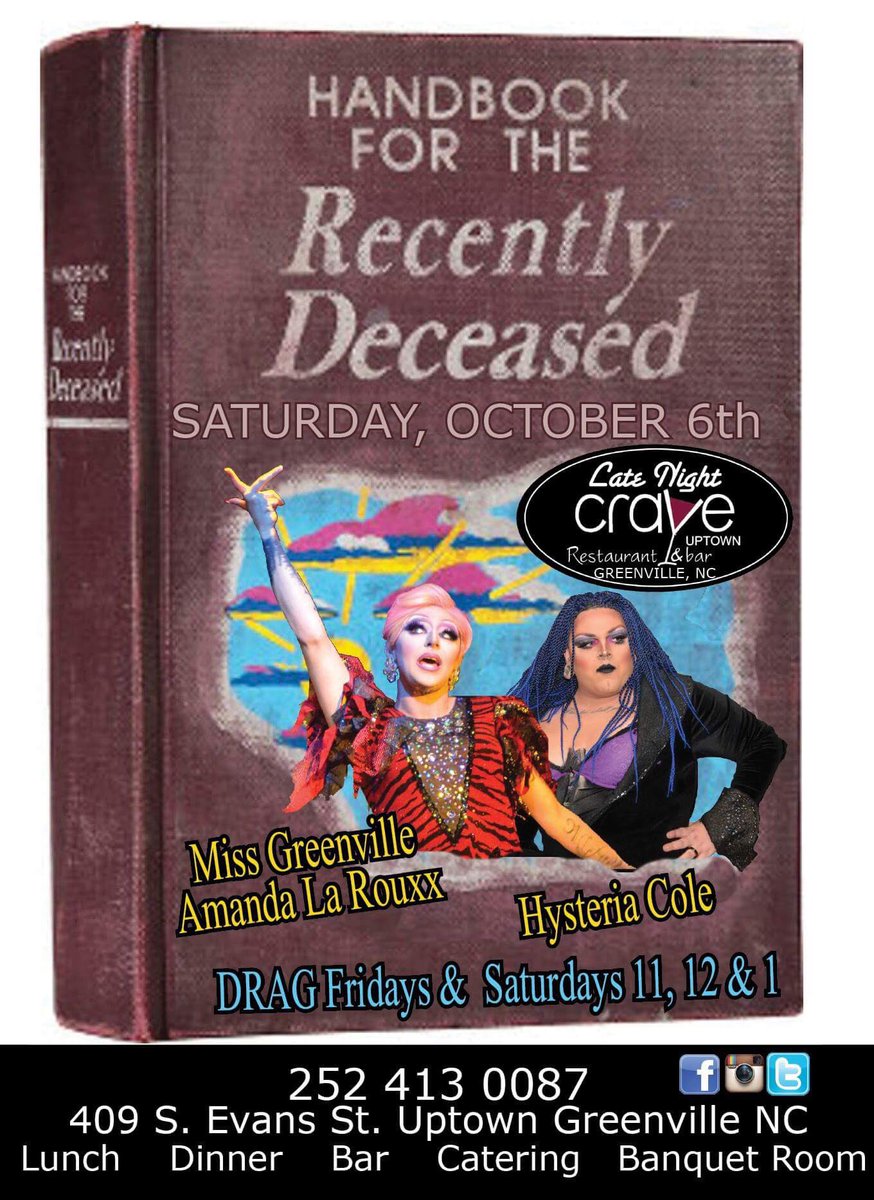 cravenights's tweet photo. TONIGHT Amanda LaRouxx along with Hysteria Cole for your entertainment!  Shows at 11, 12 and 1!  Music starts at 10! https://t.co/W47UGpIDLq