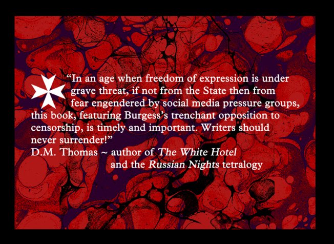 pariahpress's tweet photo. "Writers should never surrender!"
The estimable #DMThomas on 'Obscenity & the Arts'.
#NewBook
#TheWhiteHotel
#Writers
#Censorship
#AnthonyBurgess https://t.co/jaXOGJygyQ