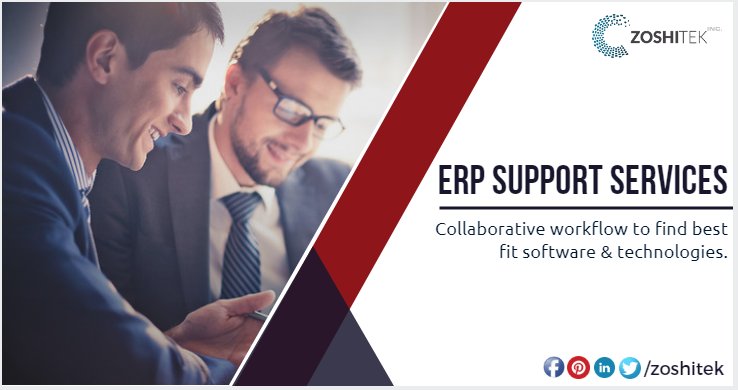 zoshitek's tweet image. Zoshi Tek is led by expert ERP solution providers who take utmost care while managing various ERP support services.

More detail of our Services @ bit.ly/2M86Y6X

#ERPSupportServices #ERPAsService #EnterpriseResourcePlanningSoftware