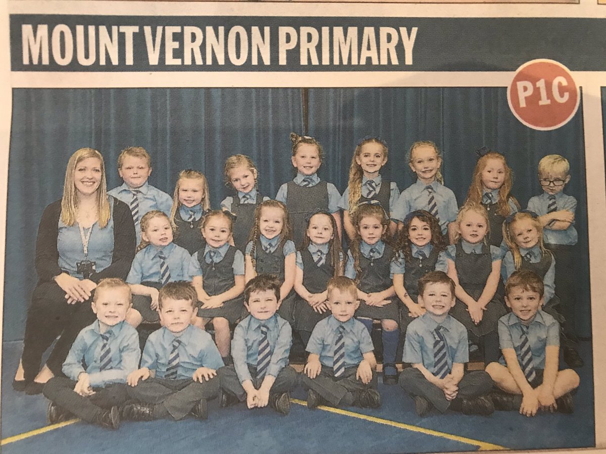 My boy’s &amp; his class in The Evening Times today 💙 <a href="/mvpglasgow/">Mount Vernon Primary</a>