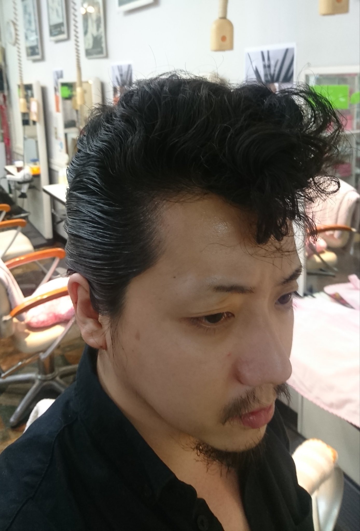 田上 勇 田上カーチス アラカワのお袋にいい土産ができたぜ 右な人間 Sur Twitter 汚いおっさんのツラで申し訳ないですが トップにコールドパーマをあててみました イメージとしては80年代ツッパリ風リーゼントw リーゼント ダックテール コールド