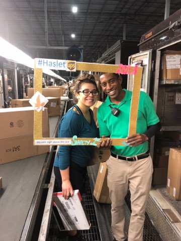 Tam_UPS's tweet photo. Team Indy is Haslet ready! We're excited to make the move! #IndyPreload #Indy2Haslet #HasletHawks #WeSoreHighAboveTheRest @RedRiverUPSers @ExperienceUPS @UPSers @roy_ups @UPS_News @gmcgufUPS @JHHumerUPS @JoeGaukler @NilesShawna @hill_deryl https://t.co/NYqgx1MbG7