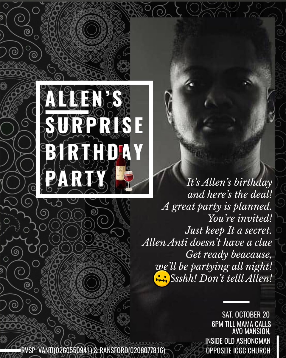 mediajoppa's tweet photo. Letโs work on your birthdays ๐
#ThinkMade #art #design #elegance #black #birthday #create https://t.co/iPWvvMGVIi