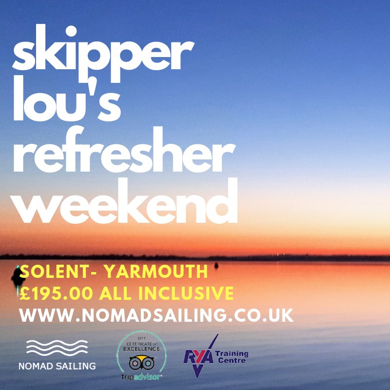 NomadSailing's tweet photo. join skipper lou ( she may knock up a traybake )
#sailingweekend
#onthewater
#keepitsalty
#womenwhosail
#instasail
#skipperlou
#milebuilder
#SocialSaturday2018
#sailngsolent https://t.co/WVcE4B7k4r