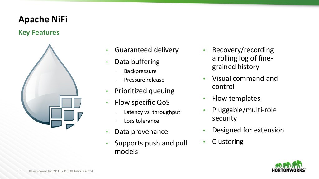 albertspijkers's tweet photo. Dataflow with Apache NiFi by @hadoopsummit #apachenifi #dataworkssummit https://t.co/fkH6kD40u8 via @SlideShare https://t.co/INwAWHfXqy