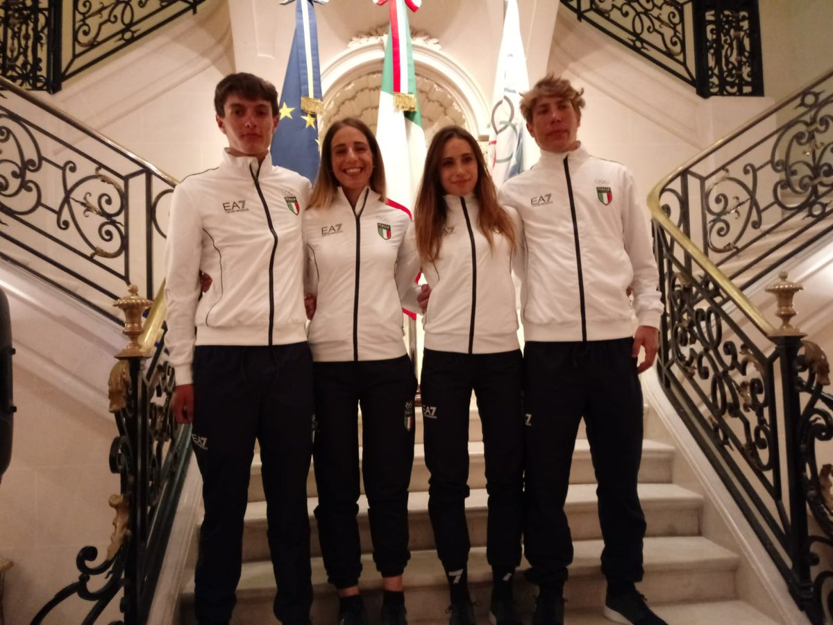 Federciclismo's tweet photo. Una gioia esserci!! #SimoneAvondetto #SofiaCollinelli #TommasoDallaValle #GiadaSpecia #RinoDeCandido e #MirkoCelestino.👏💪💪💪😍 @BuenosAires2018 https://t.co/pzZtrHQBeP