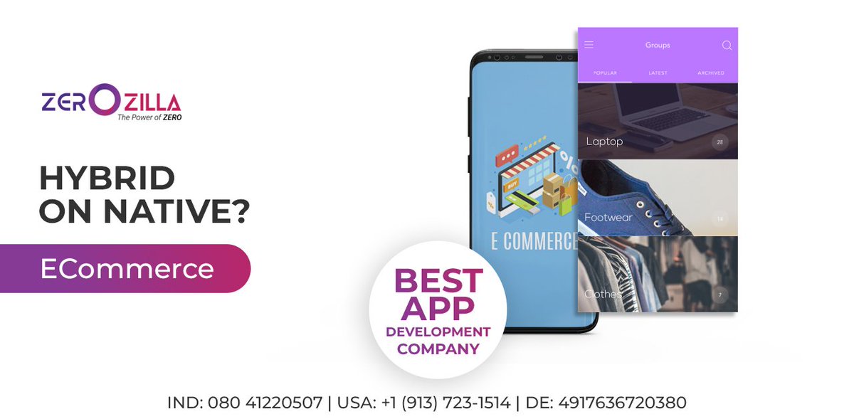 Zerozilla_com's tweet image. We Develop innovative Mobile Applications. Get App Quote Now.

IN:080-41220507
USA:+1 (913) 723-1514
DE:4917636720380
Email:info@zerozilla.com
For more details:zerozilla.com

#Ecommerceapp #Andoidappdevelopment #iosappdevelopment #mobileappdevelopment