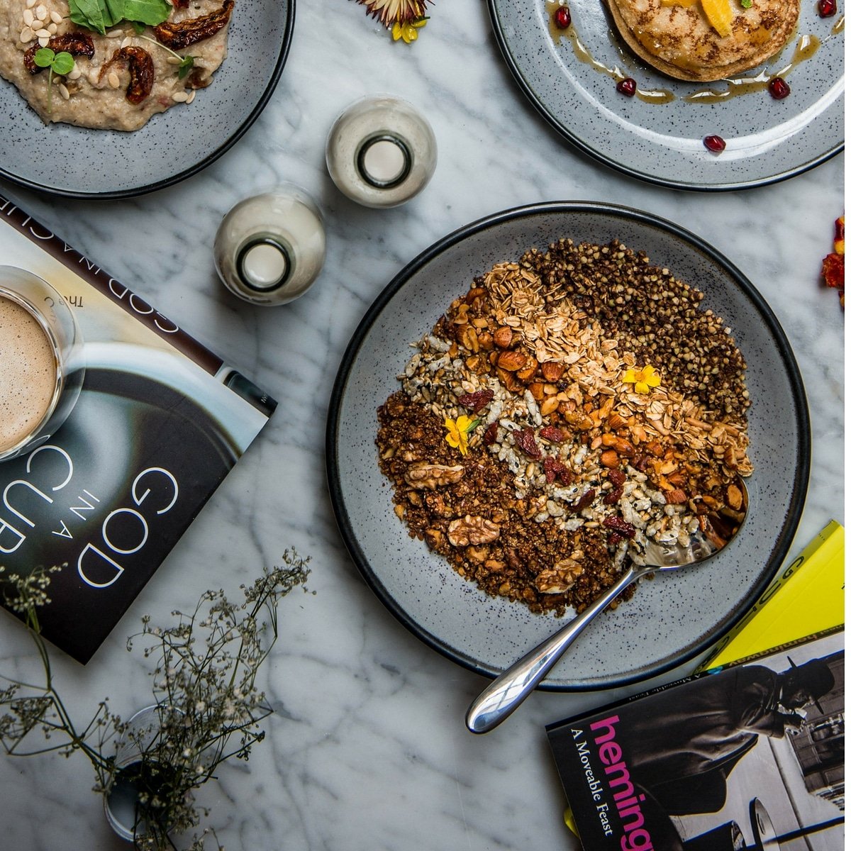 212AllGood's tweet photo. Favourite brekkie idea?
A Book and  the Granola bowl with Dairy free mylk is what we call an All Good way to start the day! 

#212AllGood #GoodForTheGut #EatBetterFeelBetter #BreakfastGoals https://t.co/jNHMcDtLl7