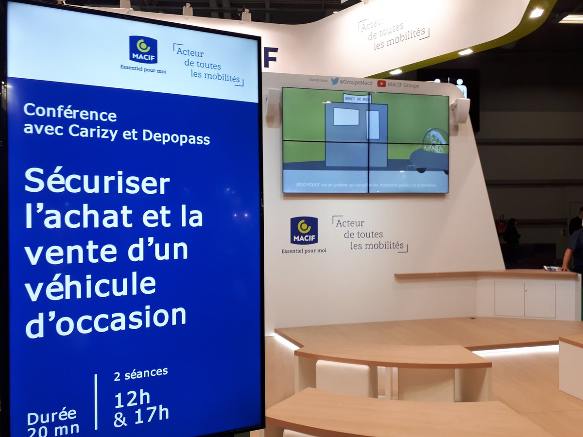 stefbergounioux's tweet image. A suivre dès 12h00 sur le stand de @GroupeMacif au @MondialAuto la conférence Sécuriser l'achat et la vente de son véhicule avec @CARIZY_COM et @depopass animée par @stefbergounioux