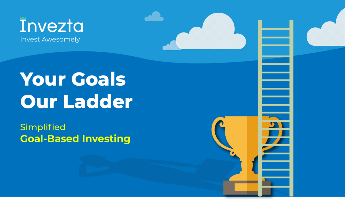 Invezta's tweet photo. Reaching a goal takes effort. We are here to simplify things for you!🚀📈📆 
#investinggoals #simplieinvesting #Invezta #InvestAwesomely https://t.co/lq0ixvfISe