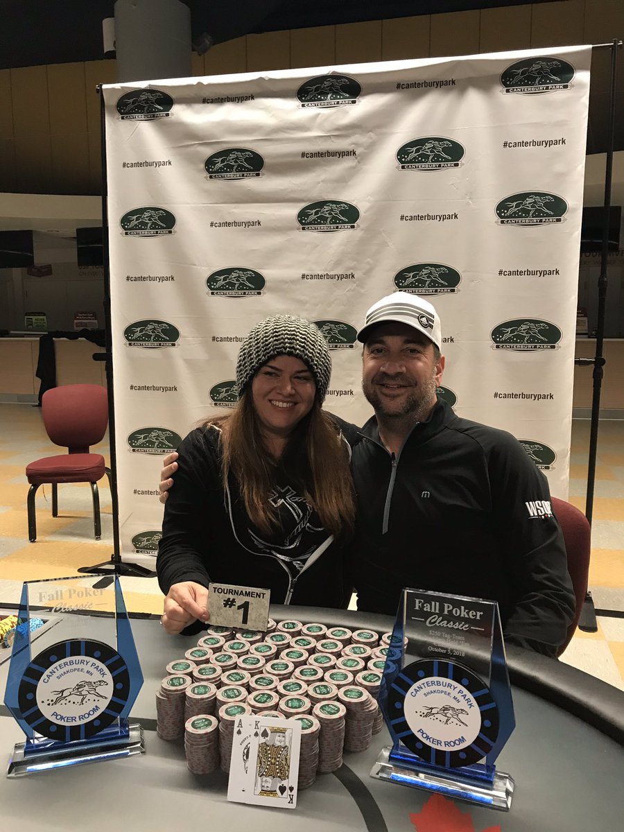 CanterburyCards's tweet image. Congratulations to Lisa Whited &amp;amp; Blake Bohn for winning Event #1 $125 Tag Team No Limit Hold’em!