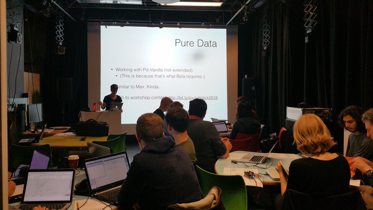 _intersections_'s tweet image. #Soundstack kicks off today with @theleadingzero leading a workshop on @BelaPlatform with @HashtagPureData for DIY binaural head-tracking.  @QMUL_MAT people and visitors from other cities within and beyond the country
