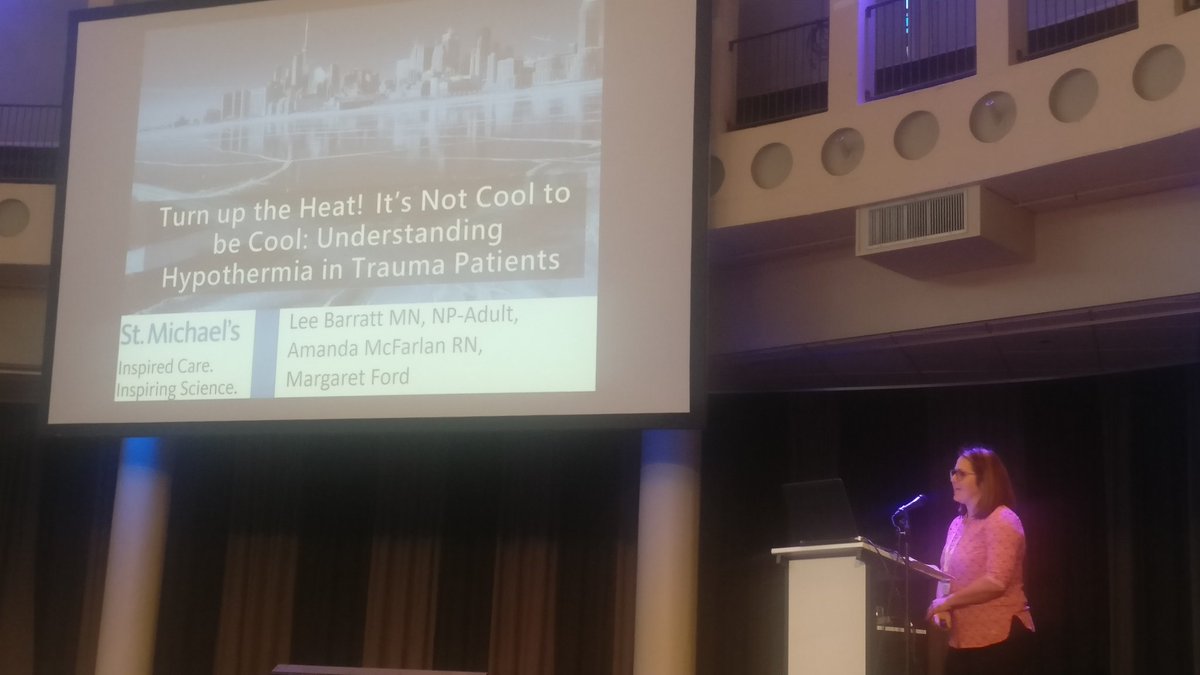 Lee Barratt from Toronto on the importance and implications of hypothermia in Trauma Patients. Understanding the causes and how to prevent and manage it ! 👍 #ENTCCONF