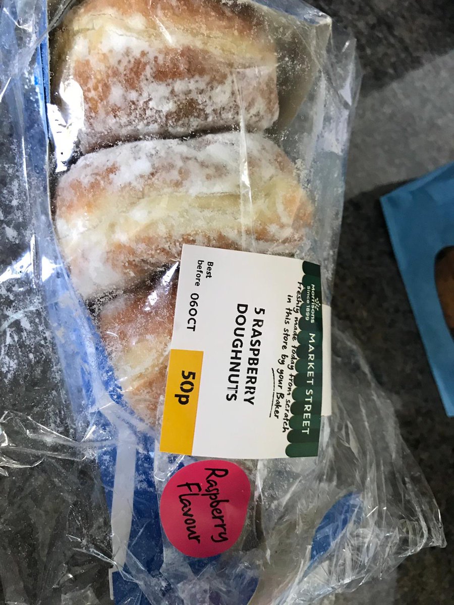 stugl98's tweet photo. @Morrisons  just to let u know my mum bought raspberry donuts yesterday at one of your stores, they most definitely are strawberry!! https://t.co/NvVEcjJq0e